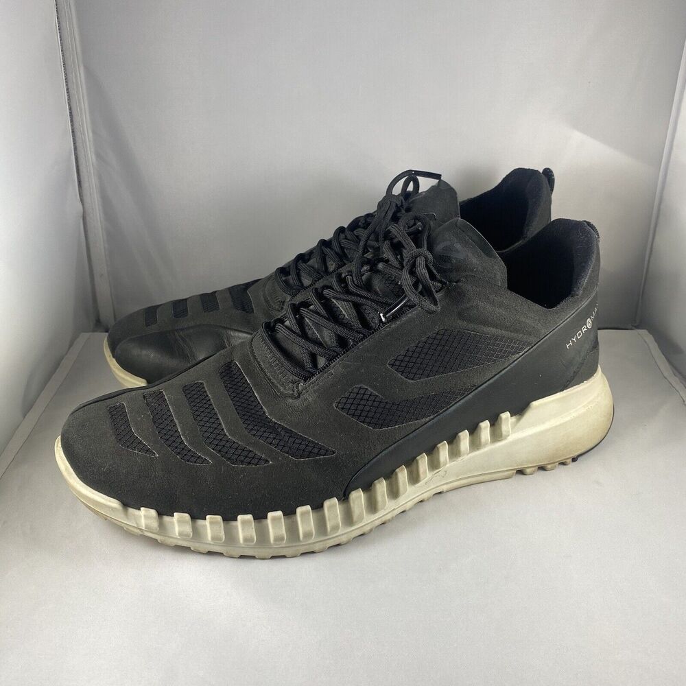 Ecco Men's Zipflex Breathru Hydromax Magnet Grey Sneaker EU 43 Size 9 - 9.5 US